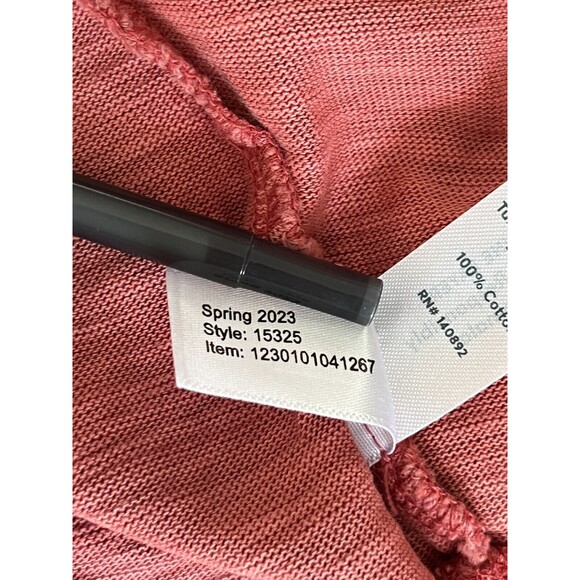 Marine Layer Polo Sz M Short Sleeve Golf Office Everyday Terra Cotta Work *flaw - Picture 8 of 9